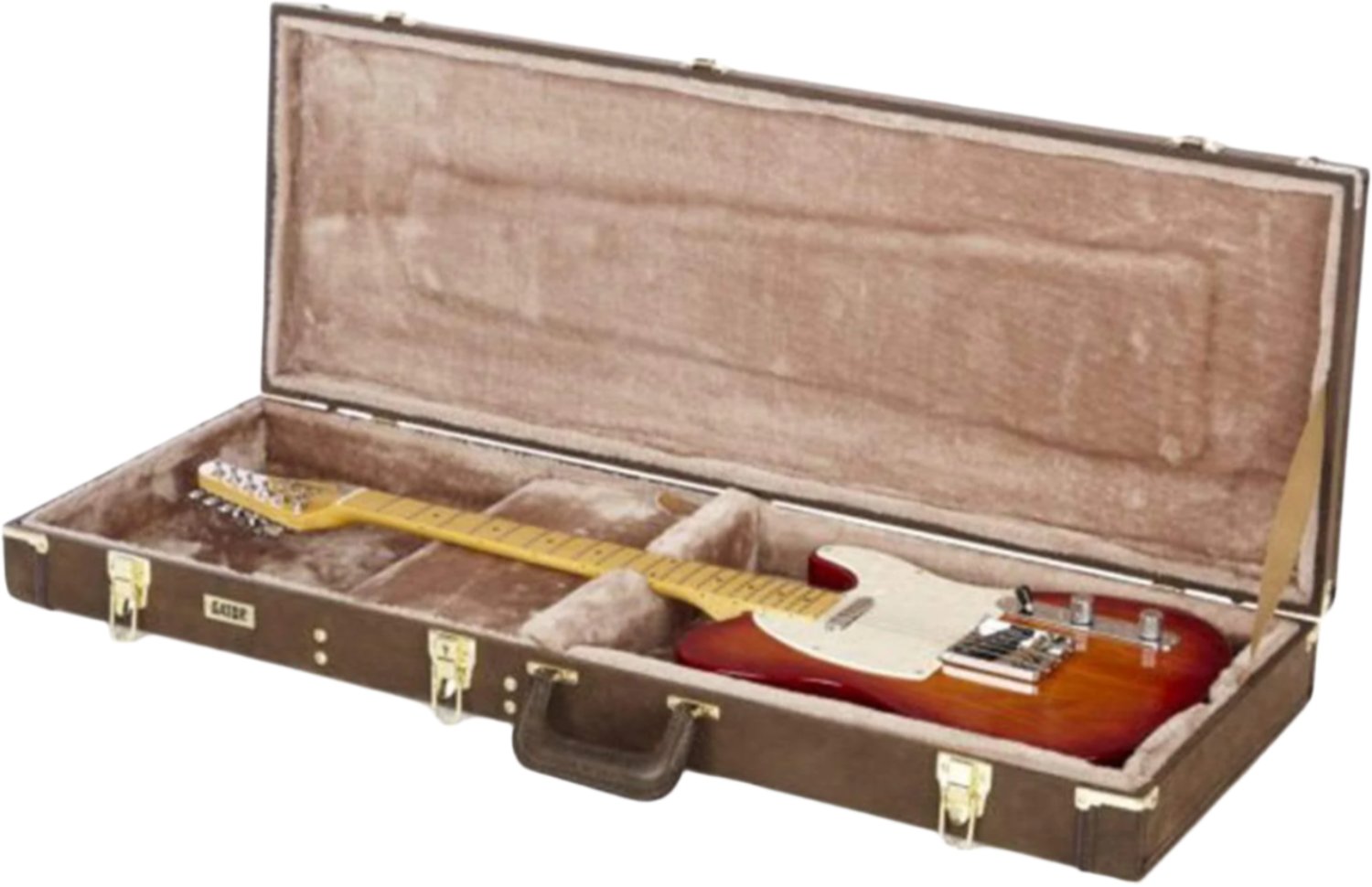Gator Electric Guitar Wood Case Vintage Brown