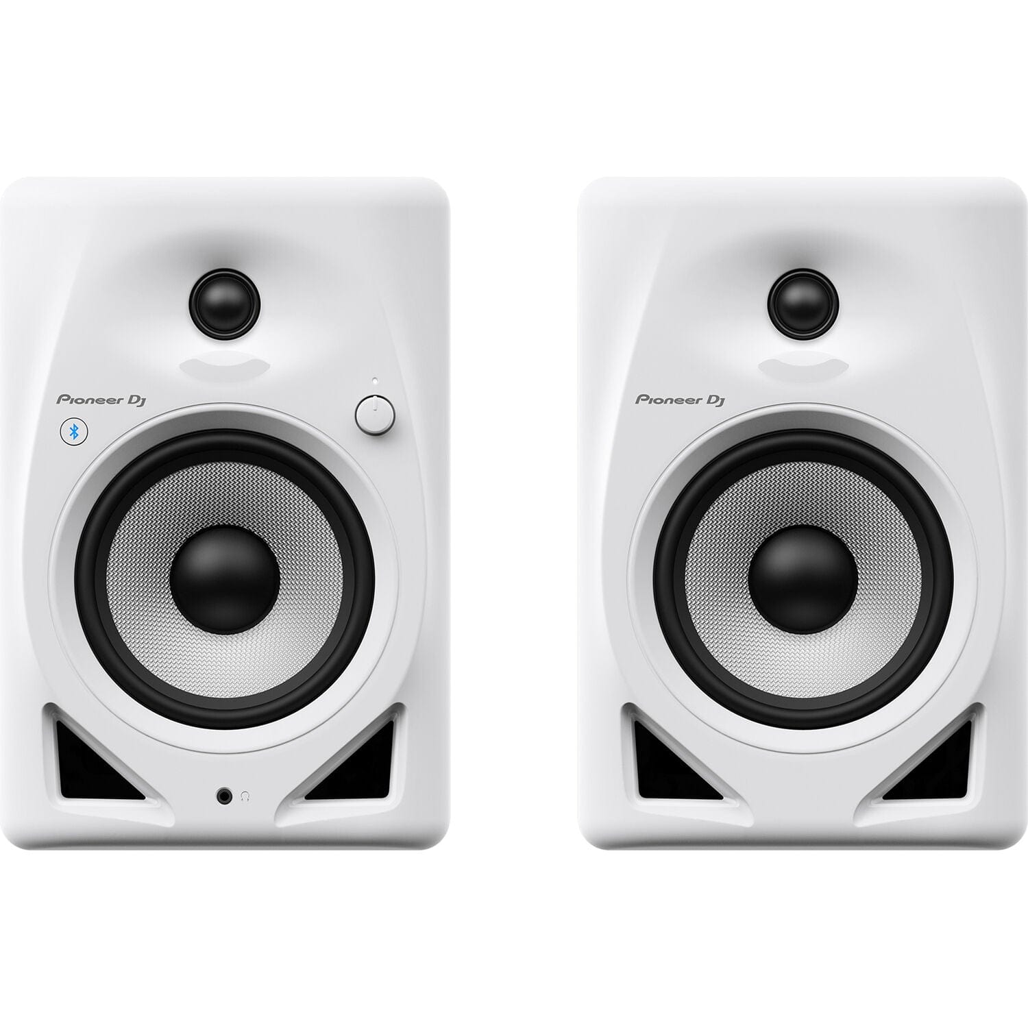 Pioneer DJ DM-50D-BT-W White Active 5 Desktop Monitor/DJ Speakers - Your Audio Powerhouse