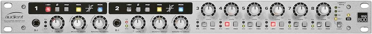 Audient ASP800: The Ultimate 8-Channel Mic Preamp for World-Class Recordings