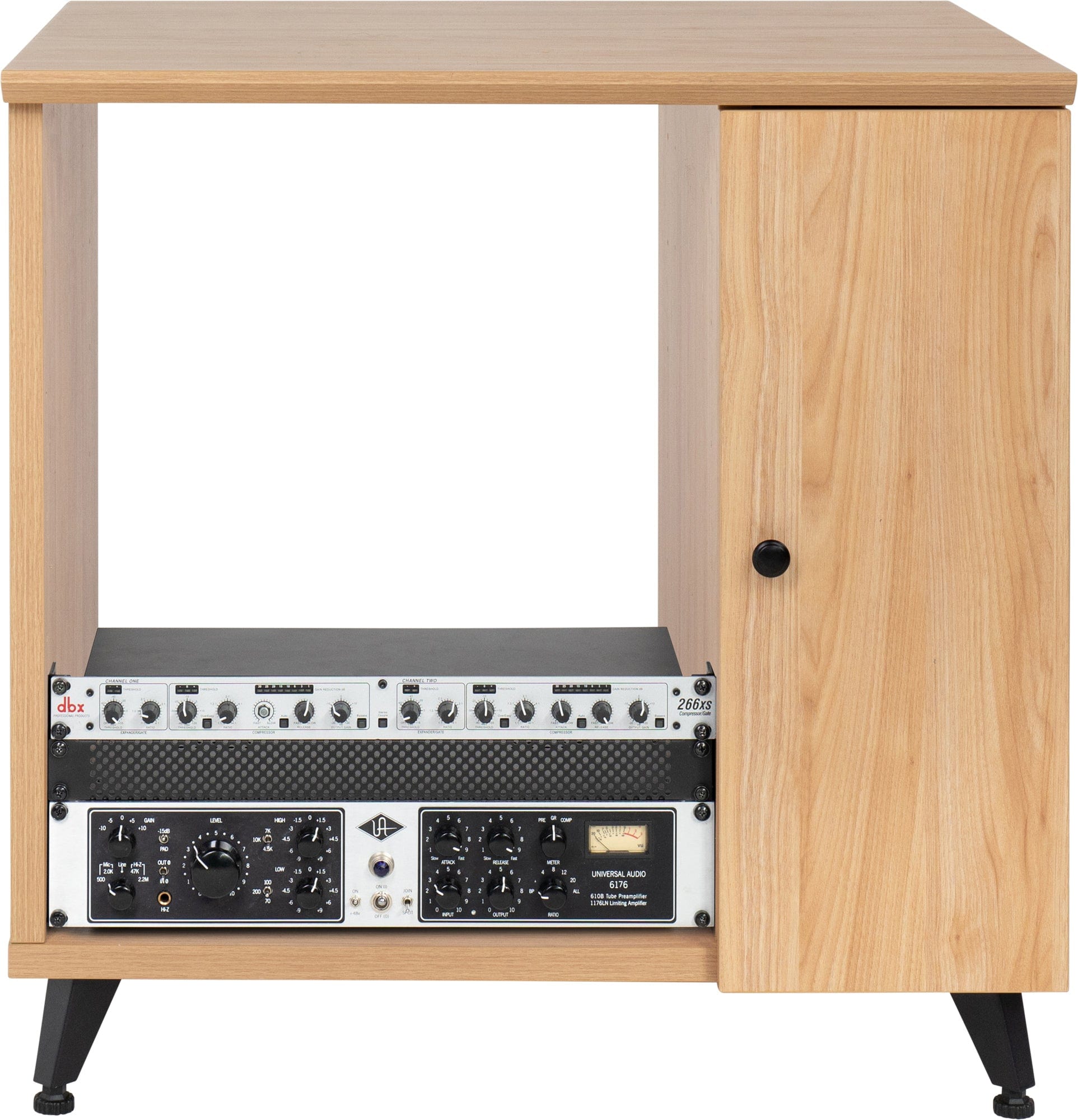 Gator Elite Maple Furniture Rolling Rack Sidecar - Ideal for Studio Equipment