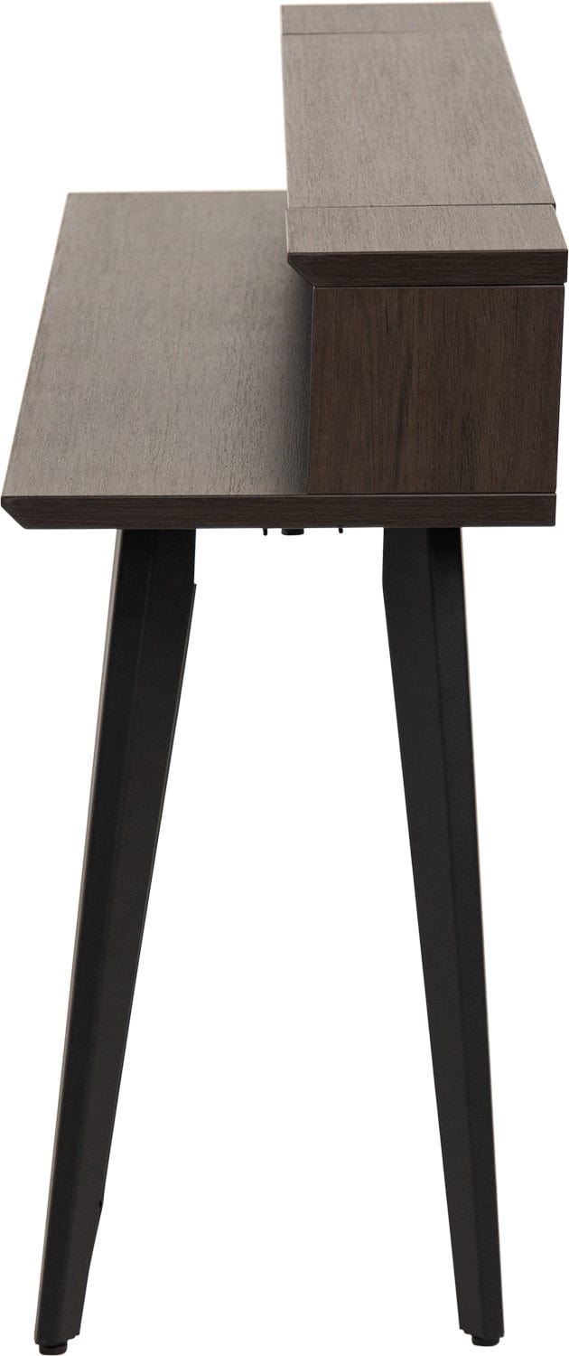 Gator Elite 88-Key Keyboard Table in Walnut - Space-Saving & Stylish