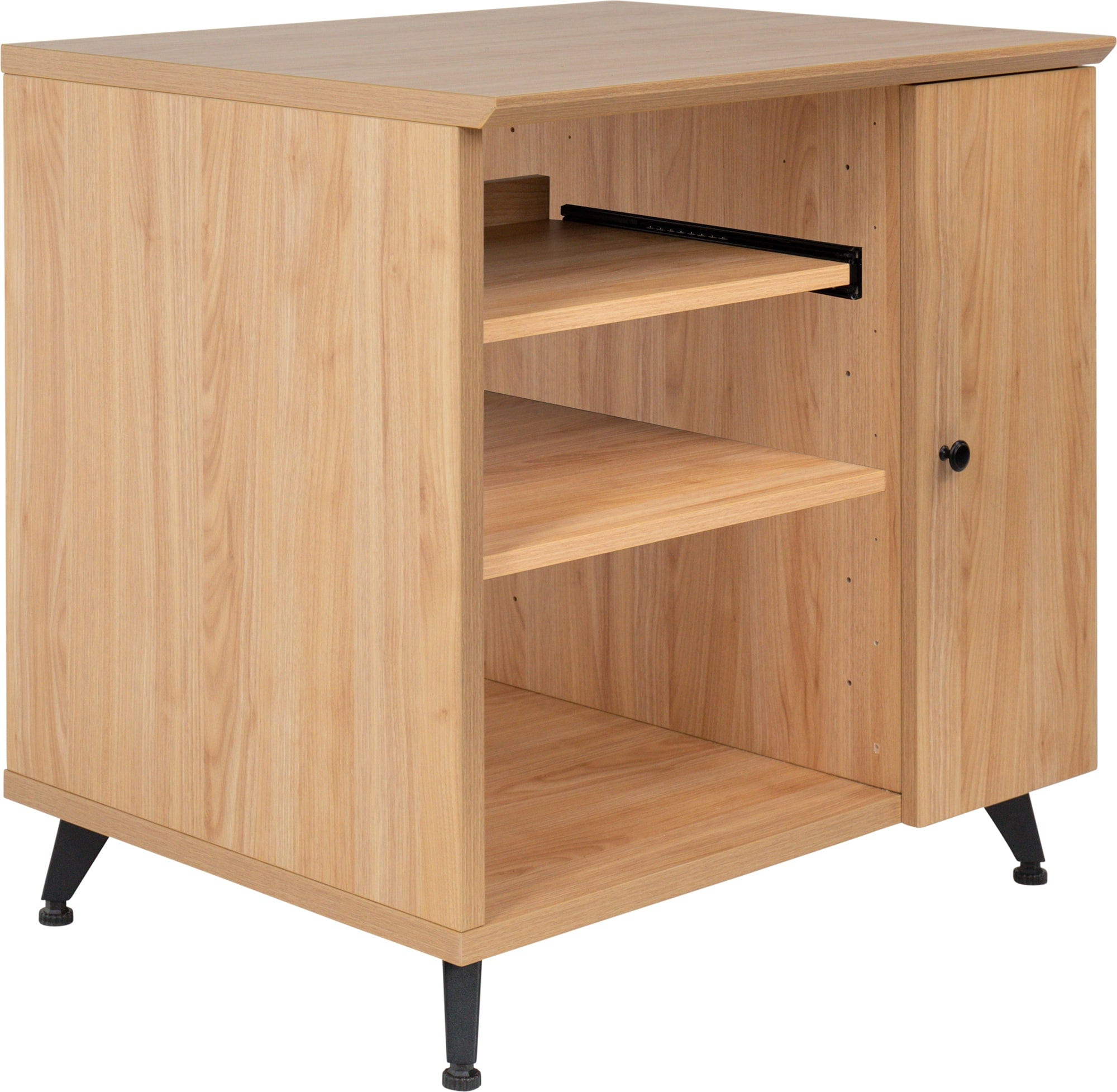 Gator Elite Maple Furniture Rolling Rack Sidecar - Ideal for Studio Equipment