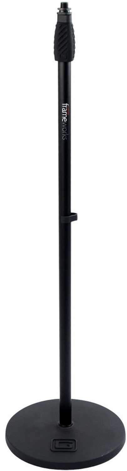 Gator GFW-MIC-1000 Round 10-Inch Base Mic Stand with Twist Clutch