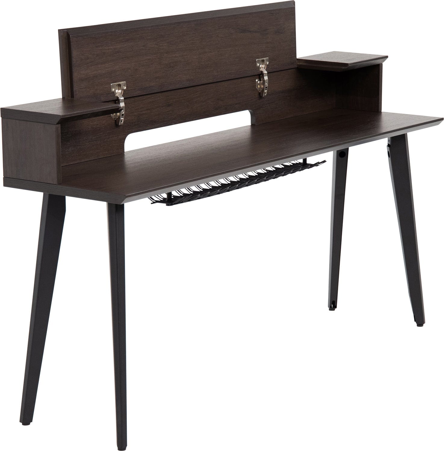 Gator Elite 88-Key Keyboard Table in Walnut - Space-Saving & Stylish