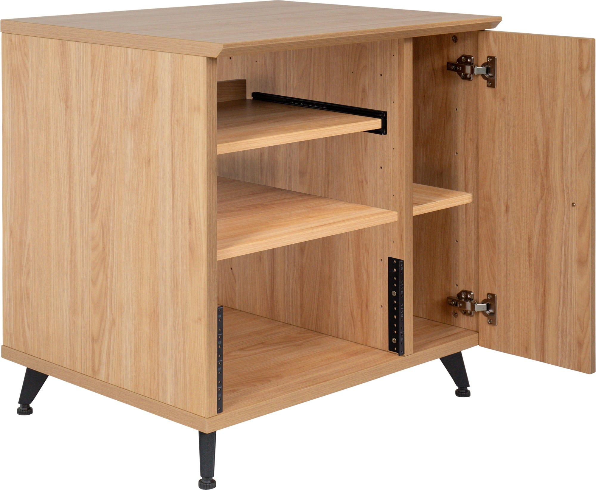 Gator Elite Maple Furniture Rolling Rack Sidecar - Ideal for Studio Equipment
