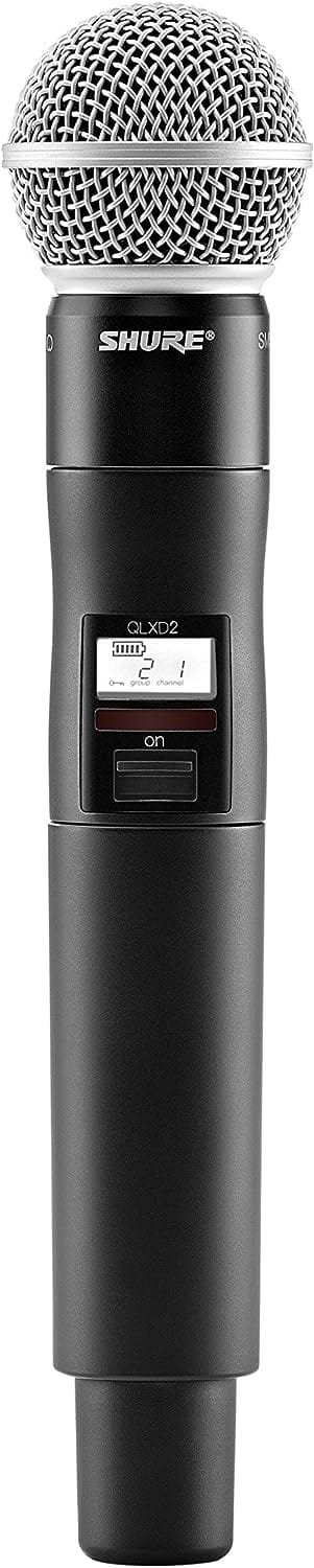 Shure QLXD2/SM58 G50 Band Handheld Transmitter with SM58 Capsule - The Ultimate Vocal Companion